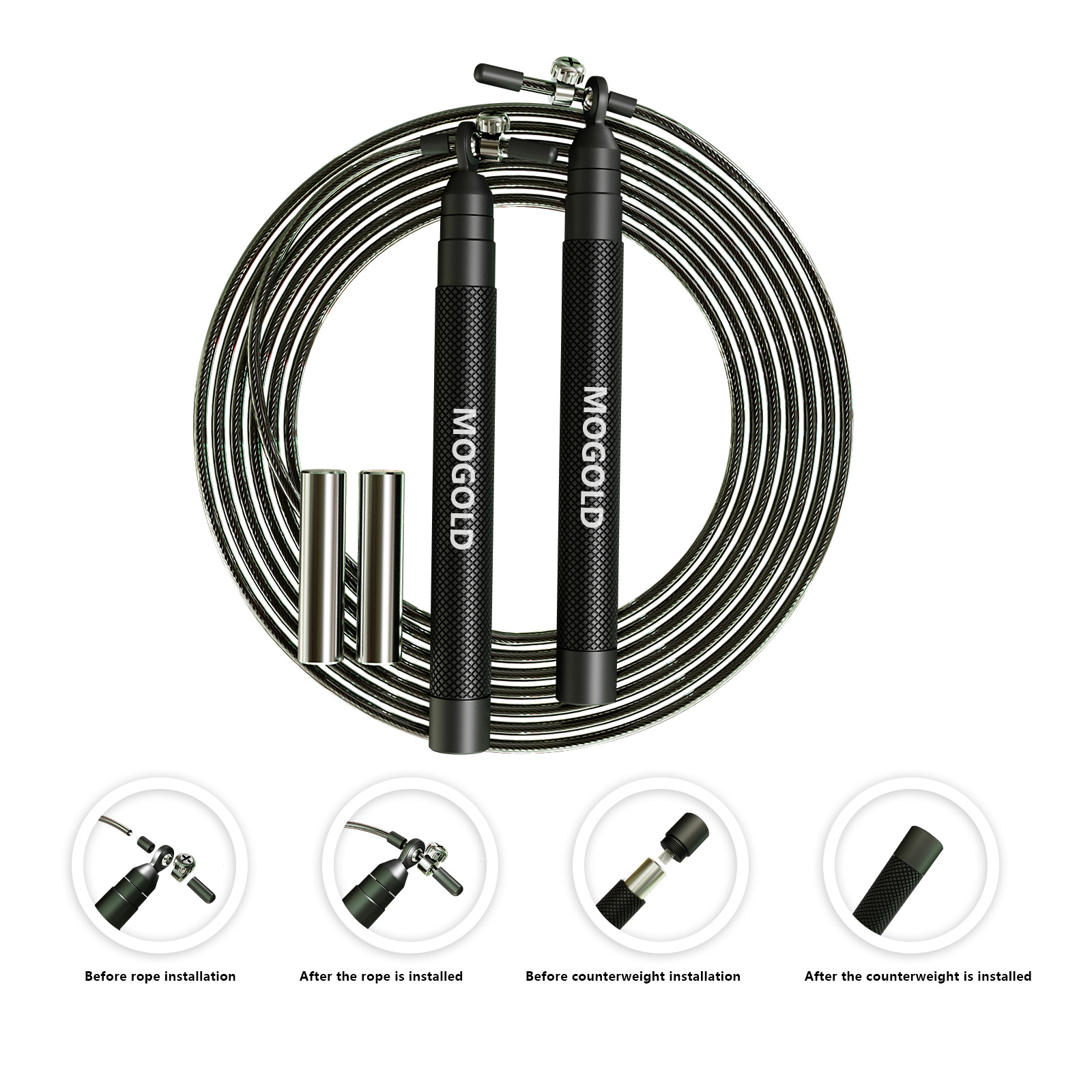 Crossfit Weighted jump rope gy - Crossfit Workout With Equipment avis et prix