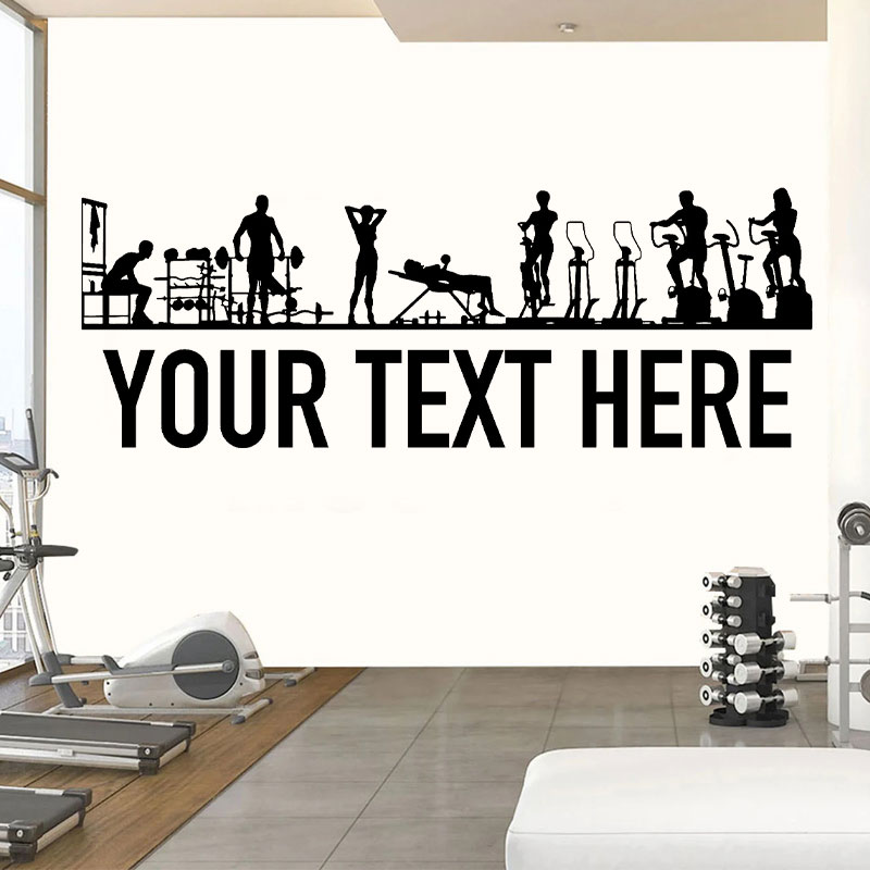 Gym People & Equipment Wall De - Crossfit Workout With Equipment avis et prix
