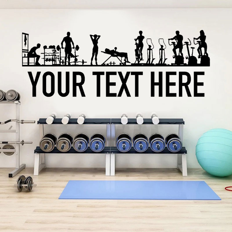Gym People & Equipment Wall De - Crossfit Workout With Equipment avis et prix