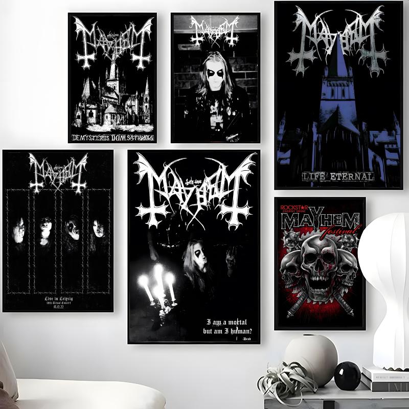 Band M-Mayhem Poster Waterproo - Crossfit Mayhem avis et prix