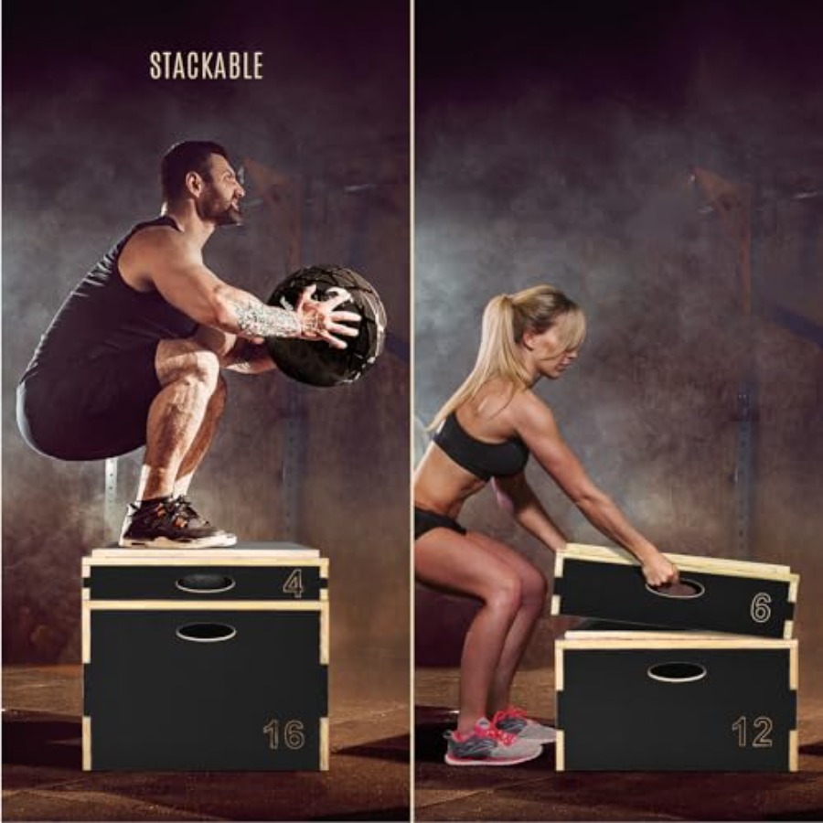 3 in 1 Wooden Plyo Box for Jum - Box Jump Plyo avis et prix