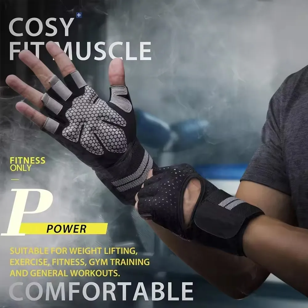1Pair Half Finger Gym Fitness  - Crossfit Workout With Equipment avis et prix